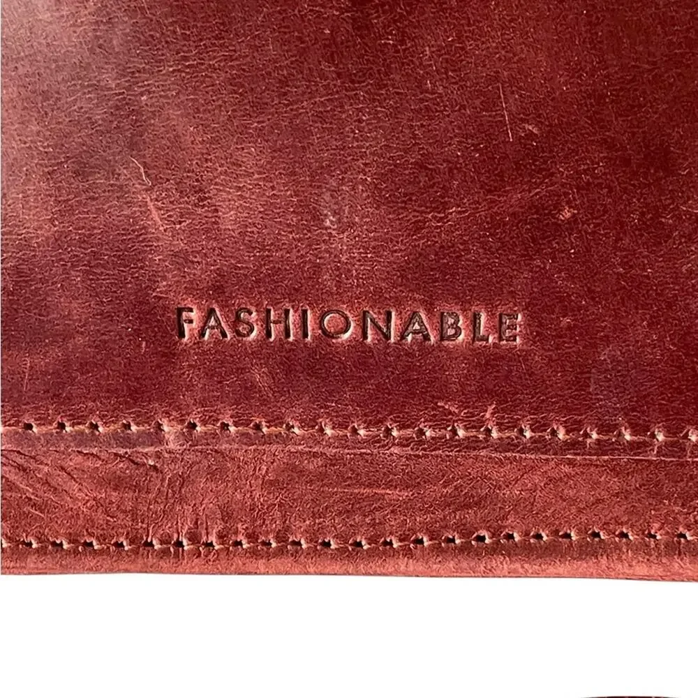 Able Local Global fashionable Women's all leather Crossbody handmade